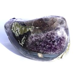 Amethyst Geode / -Schale / Ladegeode dunkel (Uruquai) Handarbeit geschliffen/poliert - AAA-Sonderqualitt - ca. 14 cm x 10 cm x 10 cm