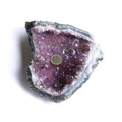 Amethyst Kristallstufe / Ladestufe / Schale hell (Brasilien) - AA-Sonderqualitt - ca. 18 cm x 17 cm x 5,3 cm