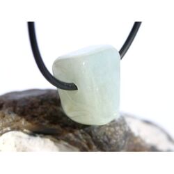 Aquamarin natur (Beryll) Schmucksteine / Trommelsteine gebohrt - Sonderqualit�t - ca. 1,3 - 2 cm / ca. 2-3 g/St