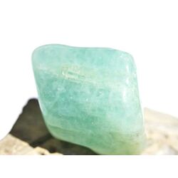Aquamarin natur (Beryll) Trommelstein Kristallstab  - schne Qualitt - Raritt - ca. 2,4 cm x 2,3 cm x 2,2 cm (Fairer Handel/GKS)