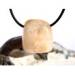 Stilbit apricot (Zeolith) Trommelstein gebohrt - Sonderqualität - ca. 2,7 cm x 2,5 cm x 2 cm