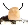 Stilbit apricot (Zeolith) Trommelstein gebohrt - Sonderqualität - ca. 2,7 cm x 2,5 cm x 2 cm