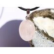 Morganit (Beryll) Schmuckstein Cabochon Anhänger Silberöse Schmuckdose - Sonderqualität - Rarität - ca. 3 cm x 1,5 cm x 0,7 cm