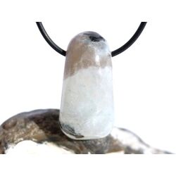 Regenbogenmondstein Schimmer XL Trommelstein gebohrt...