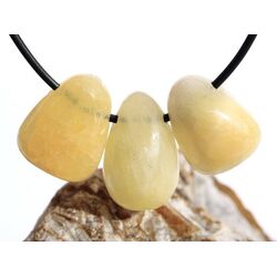 Calcit orange (Orangencalcit) Trommelsteine gebohrt - ca....