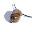 Stromatolith Trommelstein Anhänger Öse - ca. 3,6 cm x 1,7 cm x 1,5 cm - Sonderpreis wg. Makel -