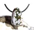 Ozeanachat Trommelstein gebohrt (Ozeanchalcedon / Ozeanjaspis) - Sonderqualität - ca. 2,5 cm x 1,7 cm x 1,5 cm