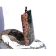 Ozeanachat XXXL Schmuckstein Cabochon / Scheibenstein gebohrt (Ozeanchalcedon / Ozeanjaspis) - Sonderqualität - ca. 5,7 cm x 3,2 cm x 0,8 cm