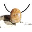 Ozeanachat Trommelstein gebohrt (Ozeanchalcedon / Ozeanjaspis) - schöne Qualität - ca. 2,5 cm x 2,1 cm x 1,5 cm