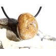 Ozeanachat Trommelstein gebohrt (Ozeanchalcedon / Ozeanjaspis) - schöne Qualität - ca. 2,5 cm x 2,1 cm x 1,5 cm
