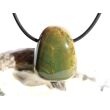 Ozeanachat Trommelstein gebohrt (Ozeanchalcedon / Ozeanjaspis) - Sonderqualität - ca. 2,5 cm x 2 cm x 1,6 cm