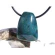 Heliotrop Schmuckstein Cabochon gebohrt - Sonderqualität - ca. 2,5 cm x 1,9 cm x 1,6 cm