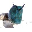 Heliotrop Schmuckstein Cabochon gebohrt - Sonderqualität - ca. 2,5 cm x 1,9 cm x 1,6 cm
