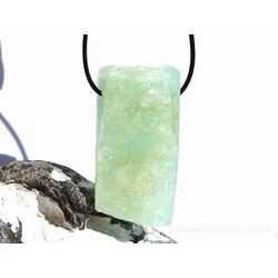 Aquamarin natur (Beryll) XXXL Kristallstab / Rohsteinform gebohrt - Sonderqualitt - Raritt - ca. 5,9 cm x 3 cm x 2,5 cm