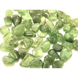 Peridot 8 Trommelsteine (Olivin / Chrysolith) -...