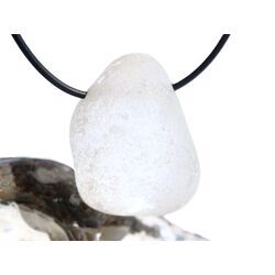 Bergkristall Ema-Egg / Ema-Ei (Proferiche Stone / Stone of the Seer) XL Trommelstein gebohrt - AA-Sonderqualit�t - ca. 3,7 cm x 2,8 cm x 1,9 cm