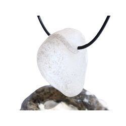 Bergkristall Ema-Egg / Ema-Ei (Proferiche Stone / Stone of the Seer) XL Trommelstein gebohrt - AA-Sonderqualit�t - ca. 3,7 cm x 2,8 cm x 1,9 cm