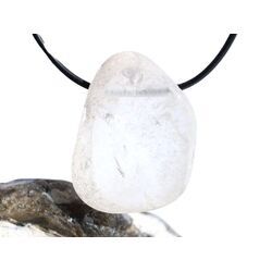 Bergkristall Ema-Egg / Ema-Ei (Proferiche Stone / Stone of the Seer) XL Trommelstein gebohrt - AA-Sonderqualit�t - ca. 3,7 cm x 2,8 cm x 1,9 cm