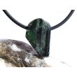 Turmalin grün (Verdelith) Trommelstein gebohrt - Sonderqualität - Rarität - ca. 2 cm x 1,3 cm x 0,8 cm