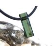 Turmalin grün (Verdelith) Kristallstab / Schmuckstein gebohrt gebohrt - AAA-Sonderqualität - Rarität - ca. 1,6 cm x 0,6 cm x 0,6 cm