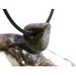 Turmalin grün (Verdelith) Trommelstein gebohrt - Sonderqualität - Rarität - ca. 1,4 cm x 1,3 cm x 1,3 cm
