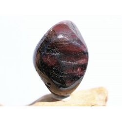 Turmalin polychrom rosa-schwarz (Rubellit-Schrl) Trommelstein - Raritt - AA-Sonderqualitt - ca. 2,4 cm x 2 cm x 1,4 cm (GKS)