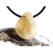 Citrin (gebr.) Trommelstein gebohrt - ca. 2,2 cm x 1,8 cm x 1,4 cm - Sonderpreis wg. Makel -