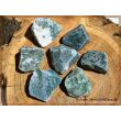 Moosachat grün Wassersteine-Sonderqualität / Rohsteine extra angetrommelt - ca. 50 g (GKS)