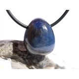 Saphir blau Schimmer Trommelstein / Schmuckstein Cabochon...