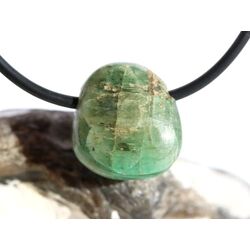 Smaragd Schmuckstein / Trommelstein gebohrt (Beryll) - Rarit�t - ca. 1,6 cm x 1,5 cm x 1,2 cm