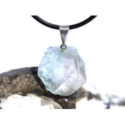 Topas blau Kristall mit Spitze / Rohstein Anhänger Öse - Sonderqualität - Rarität - ca. 2,9 cm x 2 cm x 1,4 cm