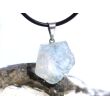 Topas blau Kristall mit Spitze / Rohstein Anhänger Öse - Sonderqualität - Rarität - ca. 2,9 cm x 2 cm x 1,4 cm