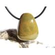 Ozeanachat Trommelstein gebohrt (Ozeanchalcedon / Ozeanjaspis) - schöne Qualität - ca. 2,6 cm x 2,1 cm x 1,6 cm