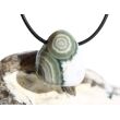 Ozeanachat Trommelstein gebohrt (Ozeanchalcedon / Ozeanjaspis) - AA-Sonderqualität - ca. 2,5 cm x 2,2 cm x 1,5 cm