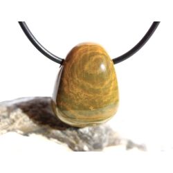 Ozeanachat Trommelstein gebohrt (Ozeanchalcedon / Ozeanjaspis) - schöne Qualität - ca. 2,4 cm x 1,9 cm x 1,3 cm