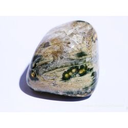 Ozeanachat XL Trommelstein / Handschmeichler (Ozeanchalcedon / Ozeanjaspis) - ca. 3,1 cm x 3 cm x 2,7 cm