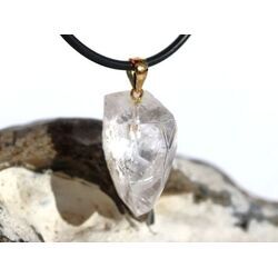 Danburit Kristall / Schmuckstein Anh�nger Silber�se vergoldet - Rarit�t - AA-Sonderqualit�t - ca. 2,8 cm x 1,4 cm x 1,3 cm