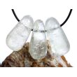 Calcit grün Trommelsteine gebohrt - Sonderqualität - ca. 3 - 3,8 cm / ca. 16-20 g/St