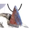Richterit XXL Schmuckstein / Scheibenstein gebohrt - Rarität - AA-Sonderqualität - Unikat - Handarbeit - ca. 4,5 cm x 2,9 cm x 0,9 cm (GKS)