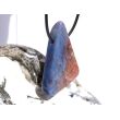 Richterit XXL Schmuckstein / Scheibenstein gebohrt - Rarität - AA-Sonderqualität - Unikat - Handarbeit - ca. 4,5 cm x 2,9 cm x 0,9 cm (GKS)