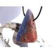 Richterit XXL Schmuckstein / Scheibenstein gebohrt - Rarität - AA-Sonderqualität - Unikat - Handarbeit - ca. 4,5 cm x 2,9 cm x 0,9 cm (GKS)