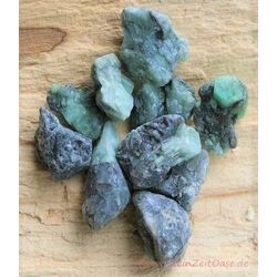 Smaragd Wassersteine-Sonderqualität / Rohsteine extra angetrommelt (Beryll) - Rarität - ca. 50 g (GKS)