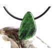 Chromdiopsid Schmuckstein Cabochon gebohrt - Sonderqualität - Handarbeit - ca. 2,6 cm x 1,6 cm x 0,8 cm (GKS)