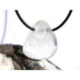 Schwefelquarz Trommelstein gebohrt - Sonderqualit�t -...