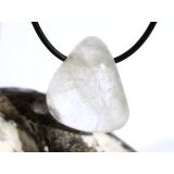 Schwefelquarz Trommelstein gebohrt - Sonderqualität - Rarität - ca. 2,8 cm x 2,4 cm x 1,9 cm (GKS)