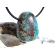 Chrysokoll Trommelstein gebohrt - Sonderqualität - ca. 2,7 cm x 2,1 cm x 1,4 cm