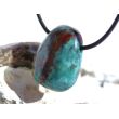 Chrysokoll Trommelstein gebohrt - Sonderqualität - ca. 2,7 cm x 2,1 cm x 1,4 cm