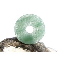Aventurin gr�n Donut Edelstein 25 mm (4 mm stark)