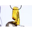 Bernstein (Jung-Kopal) XXXL Trommelstein gebohrt - Sonderqualität - ca. 6,7 cm x 2,9 cm x 1,6 cm