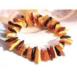 Bernstein bunt Splitterarmband - Sonderqualit�t - ca. 13...